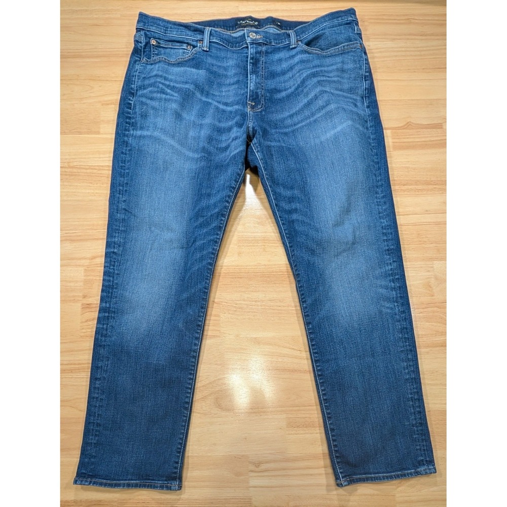 Lucky Brand 410 Athletic Slim Jeans Mens 38x30 Blue Medium Wash Stretch Tapered
